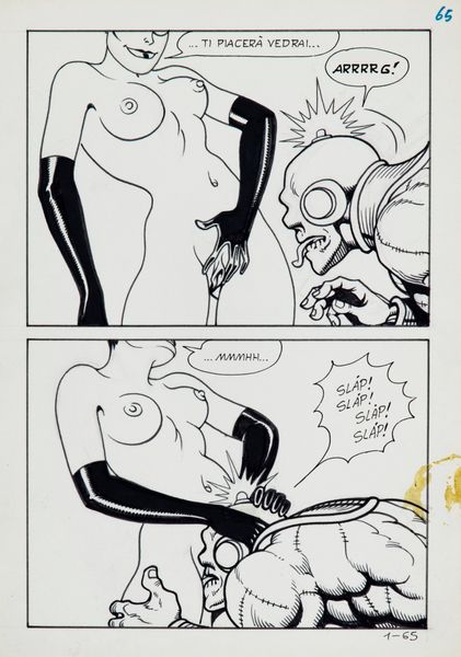 Magnus (Roberto Raviola) : Necron - La fabbricante di mostri  - Asta Fumetti: I Maestri dell'Erotismo - Associazione Nazionale - Case d'Asta italiane