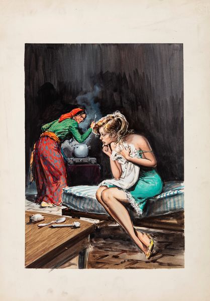 Roberto Molino : Attualit Nera - Aborto clandestino  - Asta Fumetti: I Maestri dell'Erotismo - Associazione Nazionale - Case d'Asta italiane