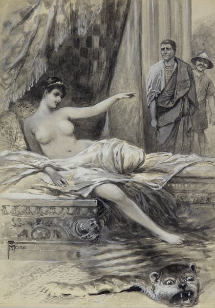 FERRUCCIO MORO : Faustina minore  - Asta Fumetti: I Maestri dell'Erotismo - Associazione Nazionale - Case d'Asta italiane