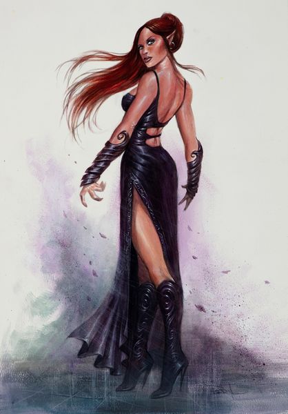 Lucio Parrillo : Eberron - Ashaya d'Lyrandar  - Asta Fumetti: I Maestri dell'Erotismo - Associazione Nazionale - Case d'Asta italiane