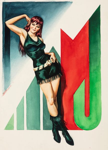 Steve Rude : Mary Jane Watson  - Asta Fumetti: I Maestri dell'Erotismo - Associazione Nazionale - Case d'Asta italiane
