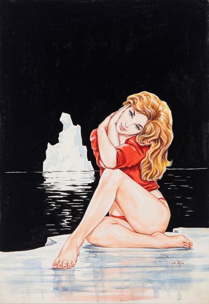 Sandro Angiolini : Goldrake - Mia donna tuo letto  - Asta Fumetti: I Maestri dell'Erotismo - Associazione Nazionale - Case d'Asta italiane