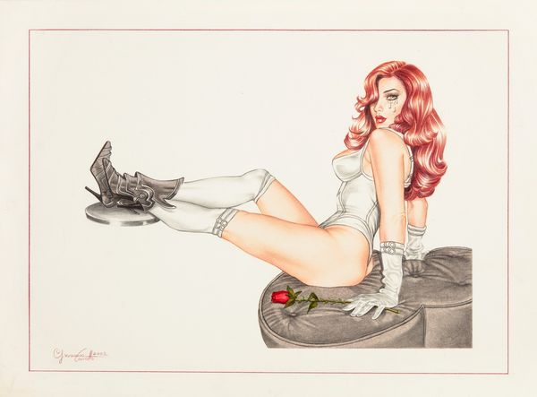 Giovanna Casotto : Dawn  - Asta Fumetti: I Maestri dell'Erotismo - Associazione Nazionale - Case d'Asta italiane