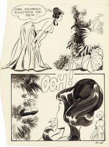 Leone Frollo : Biancaneve - Robinson Culo  - Asta Fumetti: I Maestri dell'Erotismo - Associazione Nazionale - Case d'Asta italiane