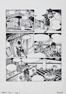 Nik Guerra : Magenta - Il Magenta Day  - Asta Fumetti: I Maestri dell'Erotismo - Associazione Nazionale - Case d'Asta italiane