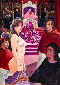 Milo Manara - Il pittore e la modella: Raffaello