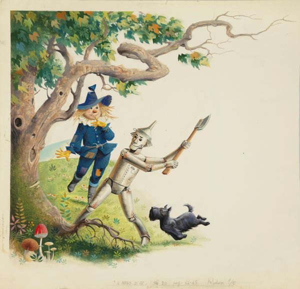 Severino Baraldi : Il mago di Oz  - Asta Fumetti: Tavole e Illustrazioni Originali - Associazione Nazionale - Case d'Asta italiane