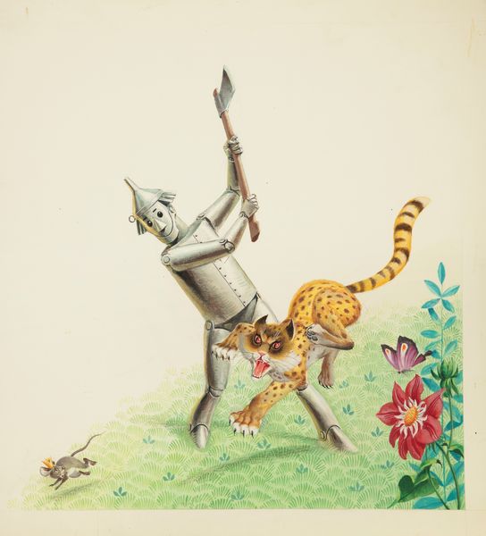 Severino Baraldi : Il mago di Oz  - Asta Fumetti: Tavole e Illustrazioni Originali - Associazione Nazionale - Case d'Asta italiane