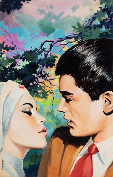 Louis Carrière : Trois amoureux en peine  - Asta Fumetti: Tavole e Illustrazioni Originali - Associazione Nazionale - Case d'Asta italiane