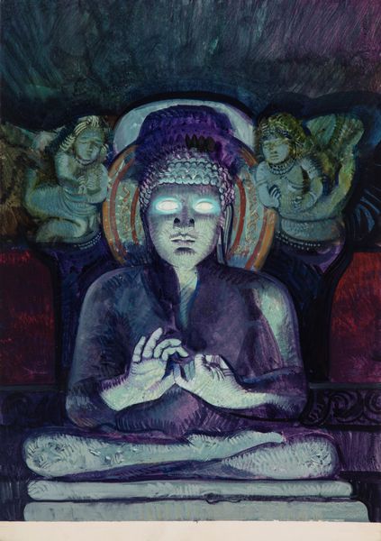 Jesus Duran Castillo : Oltretomba - Buddismo  - Asta Fumetti: Tavole e Illustrazioni Originali - Associazione Nazionale - Case d'Asta italiane