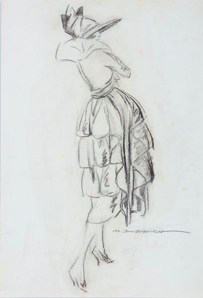 Marcello Dudovich : La Rinascente - Modello da sera  - Asta Fumetti: Tavole e Illustrazioni Originali - Associazione Nazionale - Case d'Asta italiane