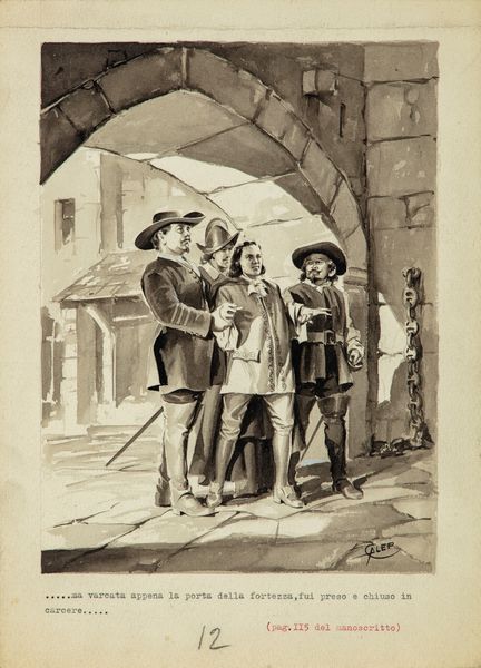 Aurelio Galleppini : La maschera di ferro  - Asta Fumetti: Tavole e Illustrazioni Originali - Associazione Nazionale - Case d'Asta italiane