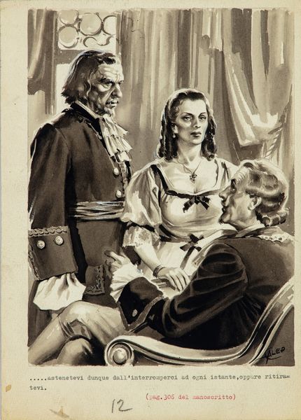 Aurelio Galleppini : La maschera di ferro  - Asta Fumetti: Tavole e Illustrazioni Originali - Associazione Nazionale - Case d'Asta italiane