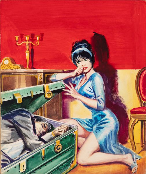 INGAM (Enzo Magni) : I nemici del crimine - Cadavere a domicilio  - Asta Fumetti: Tavole e Illustrazioni Originali - Associazione Nazionale - Case d'Asta italiane