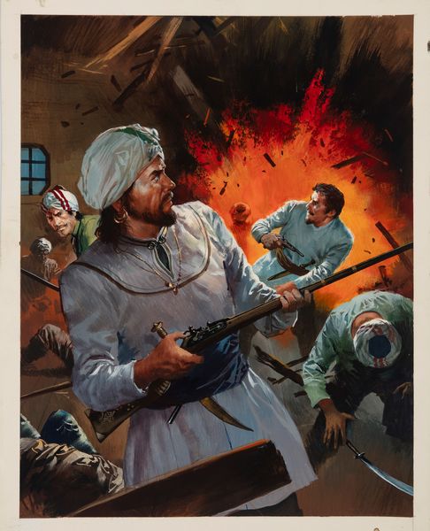 Carlo Jacono : I pirati della Malesia  - Asta Fumetti: Tavole e Illustrazioni Originali - Associazione Nazionale - Case d'Asta italiane