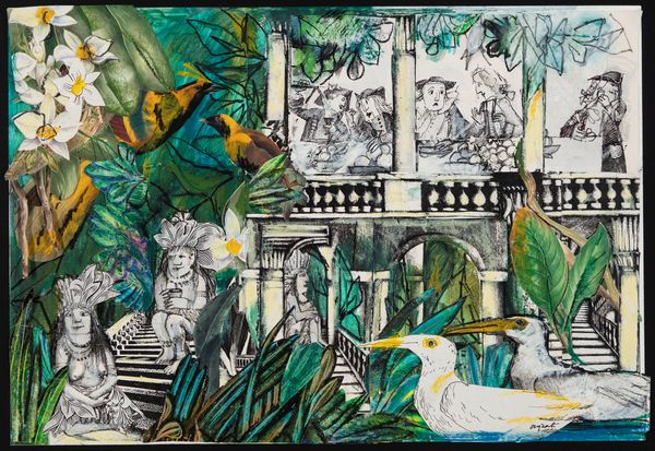 EMANUELE LUZZATI : Candido in Eldorado  - Asta Fumetti: Tavole e Illustrazioni Originali - Associazione Nazionale - Case d'Asta italiane