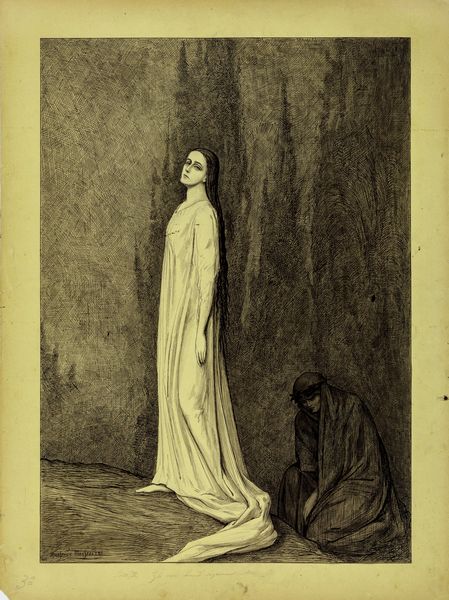 Manfredo Manfredini : Divina Commedia - Inferno, Canto  2  - Asta Fumetti: Tavole e Illustrazioni Originali - Associazione Nazionale - Case d'Asta italiane