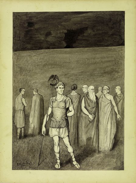 Manfredo Manfredini : Divina Commedia - Inferno, Canto  4  - Asta Fumetti: Tavole e Illustrazioni Originali - Associazione Nazionale - Case d'Asta italiane