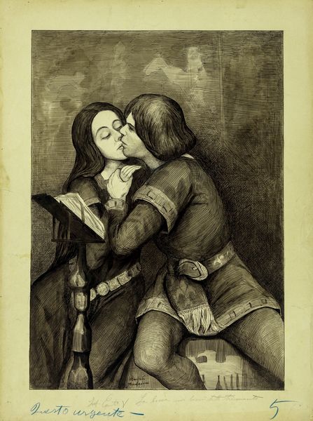 Manfredo Manfredini : Divina Commedia - Inferno, Canto  5  - Asta Fumetti: Tavole e Illustrazioni Originali - Associazione Nazionale - Case d'Asta italiane