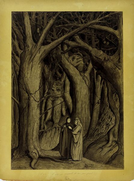 Manfredo Manfredini : Divina Commedia - Inferno, Canto  13  - Asta Fumetti: Tavole e Illustrazioni Originali - Associazione Nazionale - Case d'Asta italiane