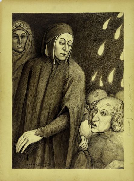 Manfredo Manfredini : Divina Commedia - Inferno, Canto  15  - Asta Fumetti: Tavole e Illustrazioni Originali - Associazione Nazionale - Case d'Asta italiane