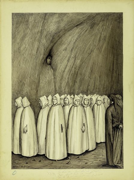 Manfredo Manfredini : Divina Commedia - Inferno, Canto  23  - Asta Fumetti: Tavole e Illustrazioni Originali - Associazione Nazionale - Case d'Asta italiane