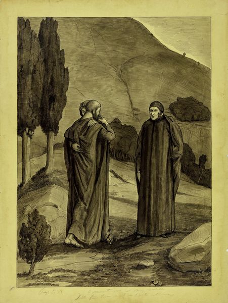 Manfredo Manfredini : Divina Commedia - Purgatorio, Canto  6  - Asta Fumetti: Tavole e Illustrazioni Originali - Associazione Nazionale - Case d'Asta italiane