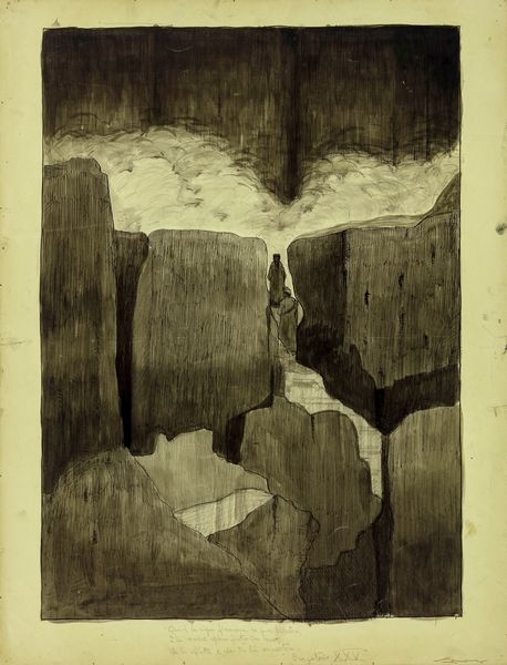 Manfredo Manfredini : Divina Commedia - Purgatorio, Canto  25  - Asta Fumetti: Tavole e Illustrazioni Originali - Associazione Nazionale - Case d'Asta italiane