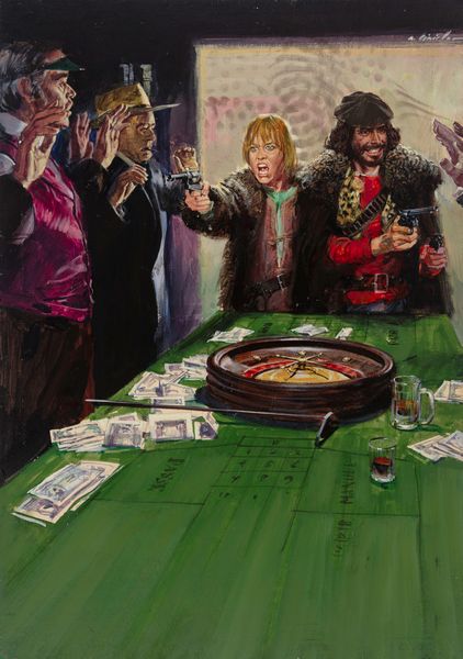 Averardo Ciriello : La banda J. & S. - Cronaca criminale del Far West  - Asta Fumetti: Tavole e Illustrazioni Originali - Associazione Nazionale - Case d'Asta italiane