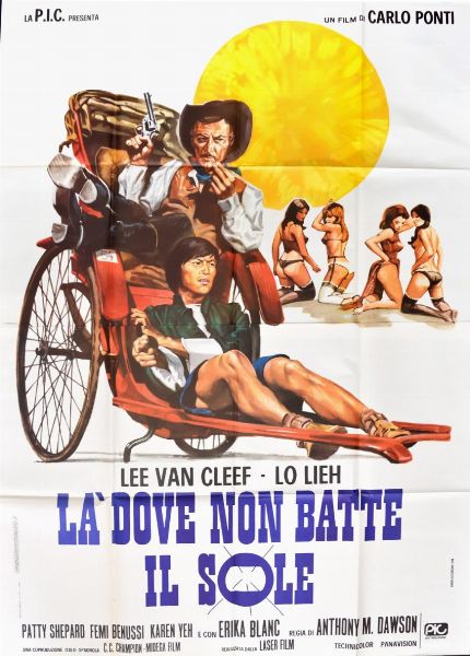 A.N.I. (autore non identificato) : L dove non batte il sole (The Stranger and the Gunfighter)  - Asta Fumetti: Tavole e Illustrazioni Originali - Associazione Nazionale - Case d'Asta italiane