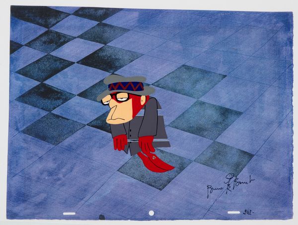 Bruno Bozzetto : Vip, Mio fratello superuomo  - Asta Fumetti: Tavole e Illustrazioni Originali - Associazione Nazionale - Case d'Asta italiane