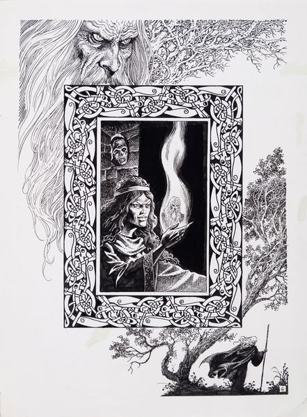 Enrique Alcatena : Merlino  - Asta Fumetti: Tavole e Illustrazioni Originali - Associazione Nazionale - Case d'Asta italiane