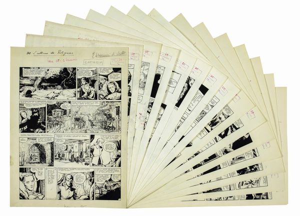 Dino Battaglia : L'ultimo dei Polignac  - Asta Fumetti: Tavole e Illustrazioni Originali - Associazione Nazionale - Case d'Asta italiane