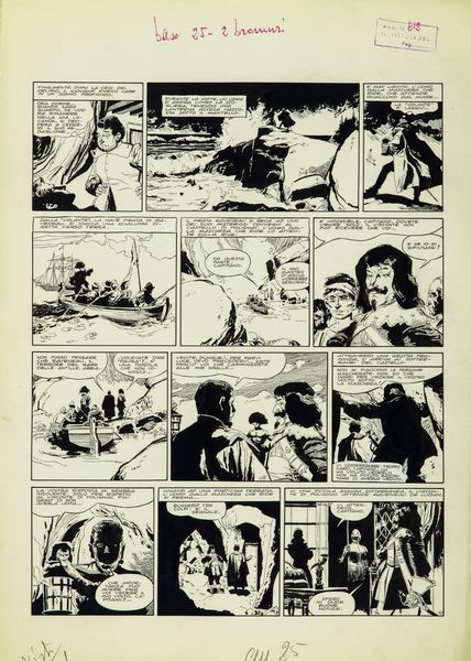 Dino Battaglia : L'ultimo dei Polignac  - Asta Fumetti: Tavole e Illustrazioni Originali - Associazione Nazionale - Case d'Asta italiane