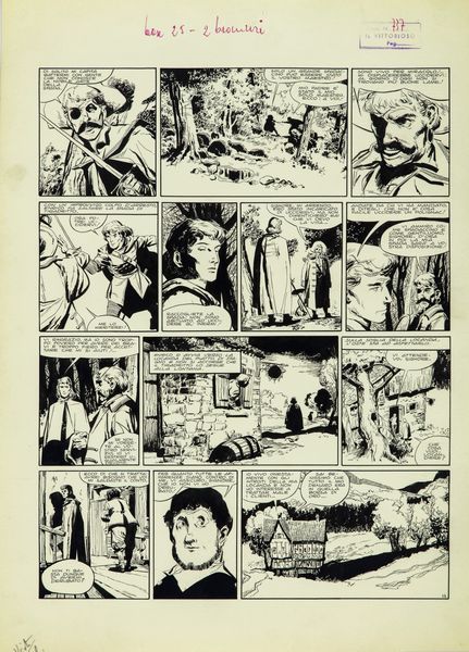Dino Battaglia : L'ultimo dei Polignac  - Asta Fumetti: Tavole e Illustrazioni Originali - Associazione Nazionale - Case d'Asta italiane