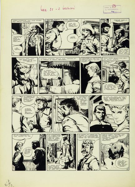 Dino Battaglia : L'ultimo dei Polignac  - Asta Fumetti: Tavole e Illustrazioni Originali - Associazione Nazionale - Case d'Asta italiane