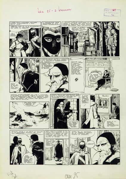 Dino Battaglia : L'ultimo dei Polignac  - Asta Fumetti: Tavole e Illustrazioni Originali - Associazione Nazionale - Case d'Asta italiane
