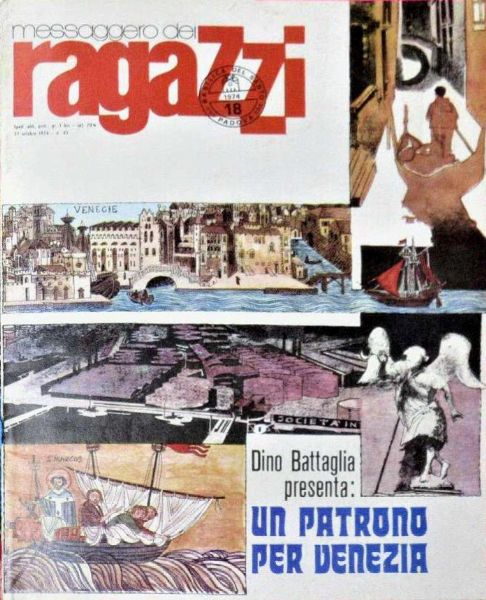 Dino Battaglia : Un patrono per Venezia  - Asta Fumetti: Tavole e Illustrazioni Originali - Associazione Nazionale - Case d'Asta italiane