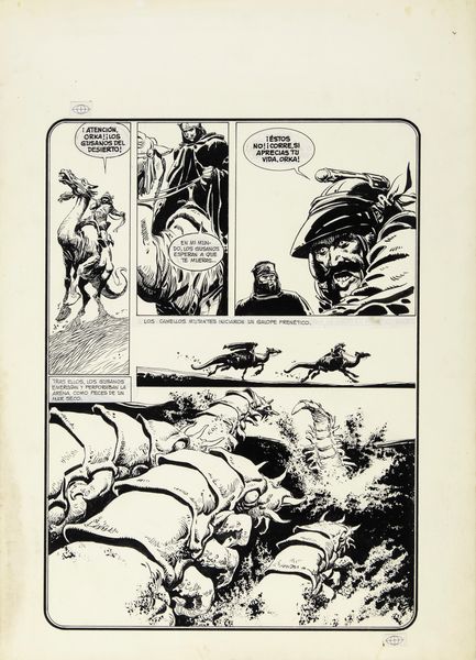 Lee Bermejo : Pyramid of the Black Sun: Orka  - Asta Fumetti: Tavole e Illustrazioni Originali - Associazione Nazionale - Case d'Asta italiane