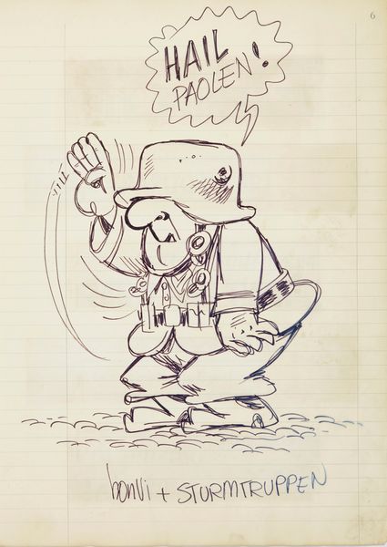 Bonvi (Franco Bonvicini) : Sturmtruppen  - Asta Fumetti: Tavole e Illustrazioni Originali - Associazione Nazionale - Case d'Asta italiane