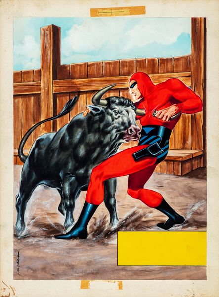 Mario Caria : L'Uomo Mascherato - La leggenda dei Kahabar  - Asta Fumetti: Tavole e Illustrazioni Originali - Associazione Nazionale - Case d'Asta italiane