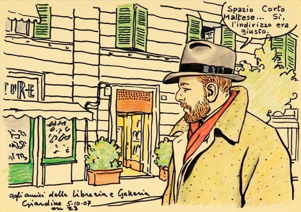 Vittorio Giardino : Max Fridman  - Asta Fumetti: Tavole e Illustrazioni Originali - Associazione Nazionale - Case d'Asta italiane