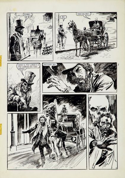 Horacio Lalia : I misteri di Londra  - Asta Fumetti: Tavole e Illustrazioni Originali - Associazione Nazionale - Case d'Asta italiane