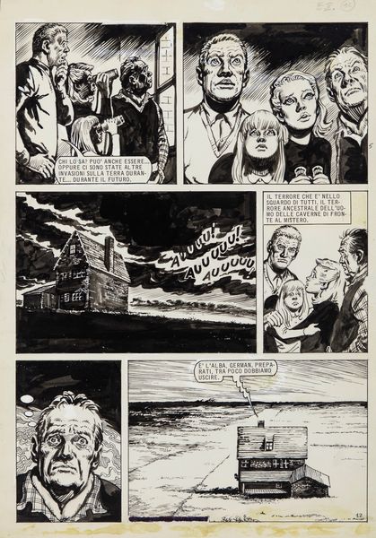 Solano Lopez : L'Eternauta - Parte Seconda  - Asta Fumetti: Tavole e Illustrazioni Originali - Associazione Nazionale - Case d'Asta italiane