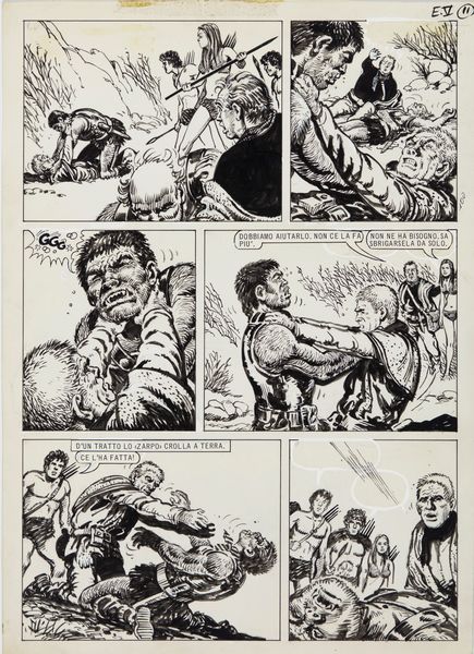 Solano Lopez : L'Eternauta - Parte Seconda  - Asta Fumetti: Tavole e Illustrazioni Originali - Associazione Nazionale - Case d'Asta italiane