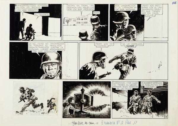 Solano Lopez : L'Eternauta  - Asta Fumetti: Tavole e Illustrazioni Originali - Associazione Nazionale - Case d'Asta italiane