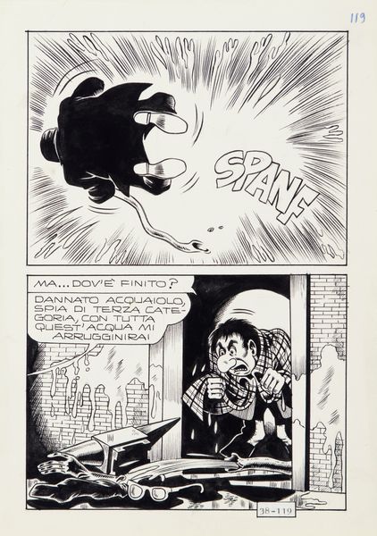 Magnus (Roberto Raviola) : Alan Ford - Le grandi vacanze  - Asta Fumetti: Tavole e Illustrazioni Originali - Associazione Nazionale - Case d'Asta italiane