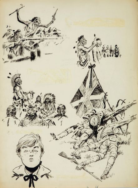 Hugo Pratt : Ticonderoga  - Asta Fumetti: Tavole e Illustrazioni Originali - Associazione Nazionale - Case d'Asta italiane