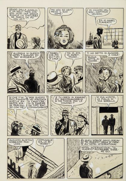 Hugo Pratt : Junglemen  - Asta Fumetti: Tavole e Illustrazioni Originali - Associazione Nazionale - Case d'Asta italiane