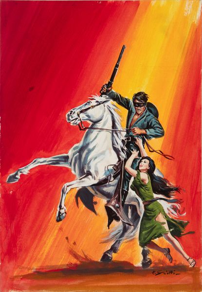 Enzo Sciotti : Il segno di Zorro - Miguel il messicano  - Asta Fumetti: Tavole e Illustrazioni Originali - Associazione Nazionale - Case d'Asta italiane